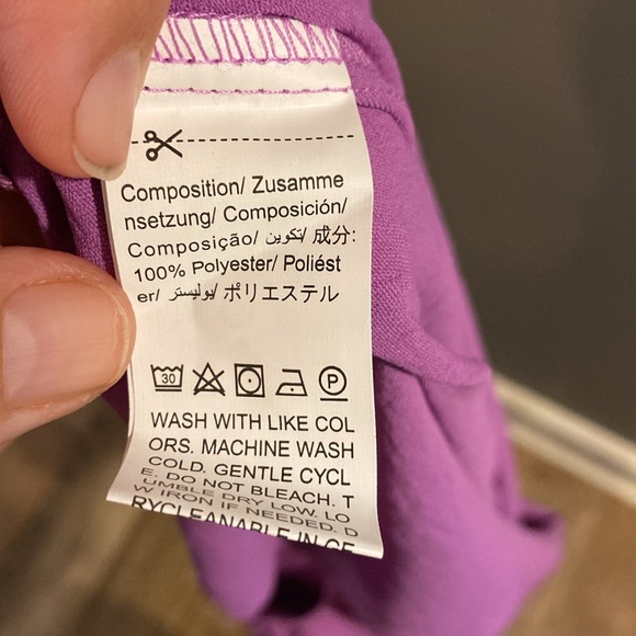 Purple Ruffle-Sleeve Top - Picture 5 of 5